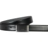 HUGO leren heren riem, zwart