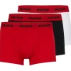 HUGO trunks (3-pack), heren boxers kort, multicolor (set met verschillende kleuren)