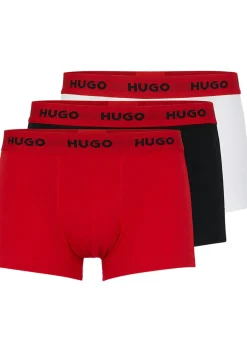 HUGO trunks (3-pack), heren boxers kort, multicolor (set met verschillende kleuren)