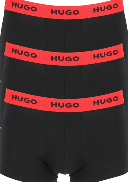 HUGO trunks (3-pack), heren boxers kort, zwart