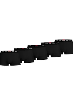 HUGO trunks (5-pack), heren boxers kort, zwart