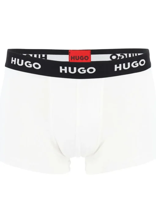 HUGO trunks (3-pack), heren boxers kort, wit