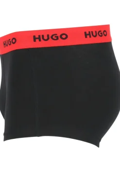 HUGO trunks (3-pack), heren boxers kort, zwart