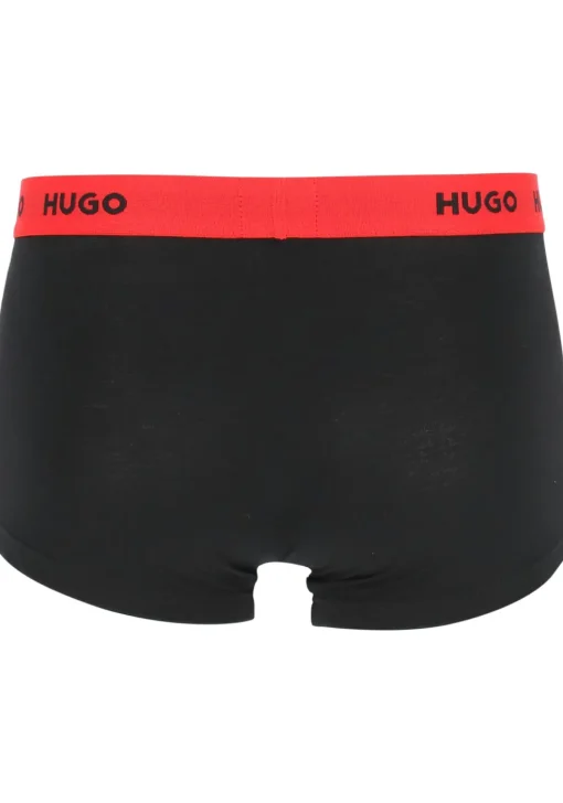HUGO trunks (3-pack), heren boxers kort, zwart