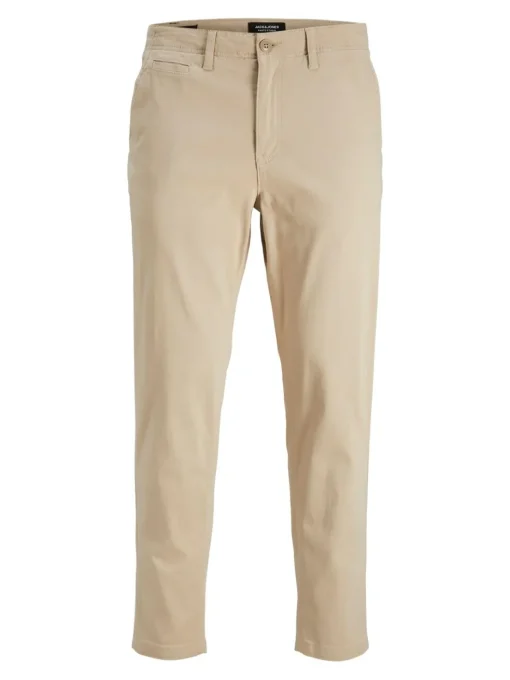 JACK & JONES Ace Harlow Chino loose fit, heren chino, beige