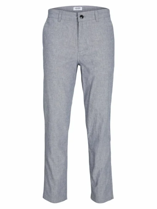 JACK & JONES Ace Summer Chino Pant relaxed fit, heren chino, licht denim melange