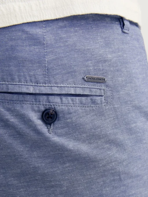 JACK & JONES Ace Summer Chino Pant relaxed fit, heren chino, licht denim melange