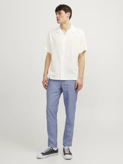 JACK & JONES Ace Summer Chino Pant relaxed fit, heren chino, licht denim melange