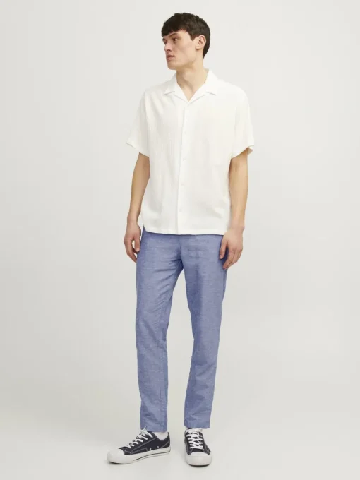 JACK & JONES Ace Summer Chino Pant relaxed fit, heren chino, licht denim melange