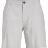 JACK & JONES Ace Summer Short regular fit, heren korte broek, beige melange