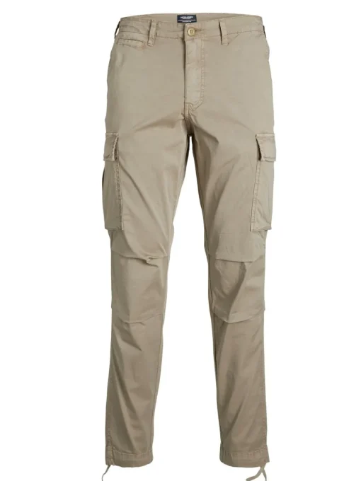 JACK & JONES Ace Tucker Cargoa loose fit, heren cargo broek, beige