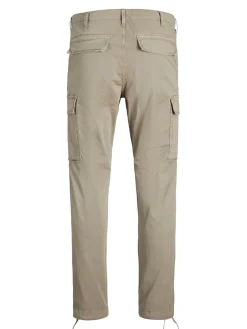 JACK & JONES Ace Tucker Cargoa loose fit, heren cargo broek, beige