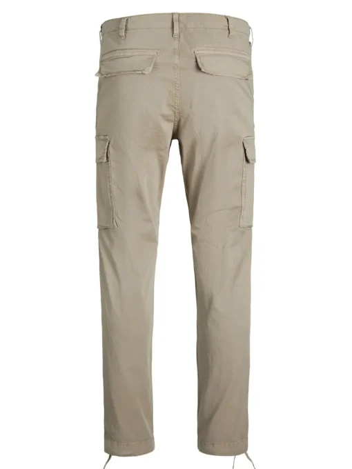 JACK & JONES Ace Tucker Cargoa loose fit, heren cargo broek, beige
