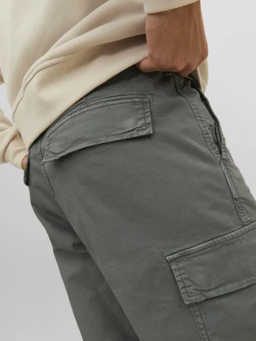 JACK & JONES Ace Tucker Cargo loose fit, heren cargo broek, saliegroen