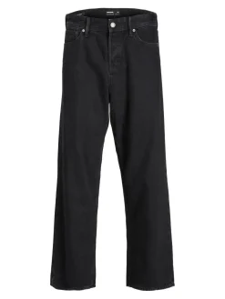 JACK & JONES Alex Original loose fit, heren jeans, zwart denim