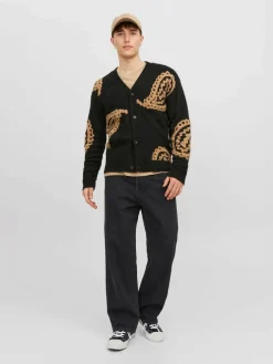 JACK & JONES Alex Original loose fit, heren jeans, zwart denim