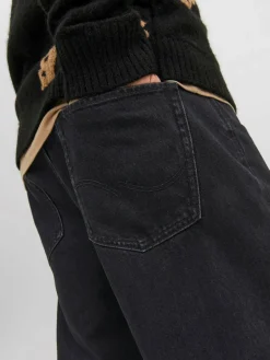 JACK & JONES Alex Original loose fit, heren jeans, zwart denim