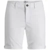 JACK & JONES Bowie Shorts Solid regular fit, heren korte broek, wit
