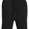 JACK & JONES Bradley Sweat Shorts loose fit, heren joggingbroek kort, zwart