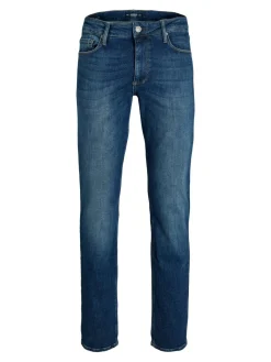 JACK & JONES Clark Evan Jos regular fit, heren jeans, denimblauw
