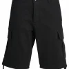 JACK & JONES Cole Barkley Cargo Shorts loose fit, heren cargo korte broek, zwart