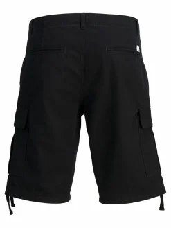 JACK & JONES Cole Barkley Cargo Shorts loose fit, heren cargo korte broek, zwart