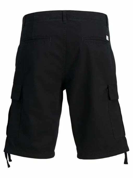 JACK & JONES Cole Barkley Cargo Shorts loose fit, heren cargo korte broek, zwart