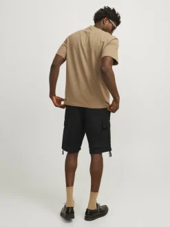 JACK & JONES Cole Barkley Cargo Shorts loose fit, heren cargo korte broek, zwart