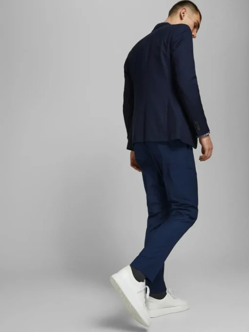 JACK & JONES Franco Trouser slim fit, heren pantalon, donkerblauw