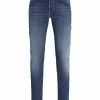 JACK & JONES Glenn Fox slim fit, heren jeans, denimblauw