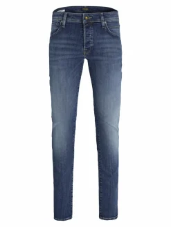 JACK & JONES Glenn Fox slim fit, heren jeans, denimblauw