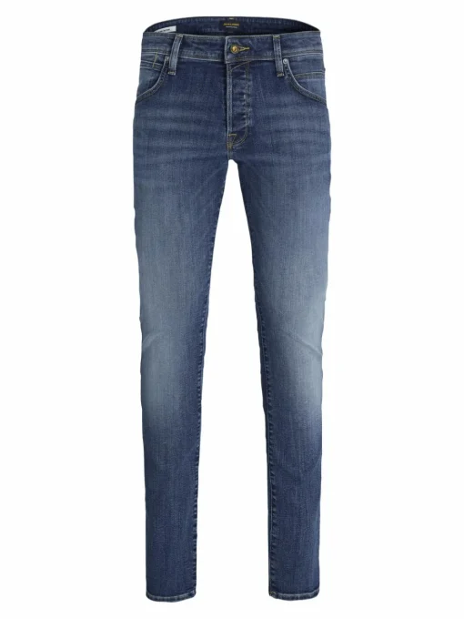 JACK & JONES Glenn Fox slim fit, heren jeans, denimblauw