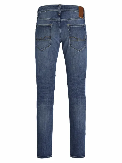 JACK & JONES Glenn Fox slim fit, heren jeans, denimblauw