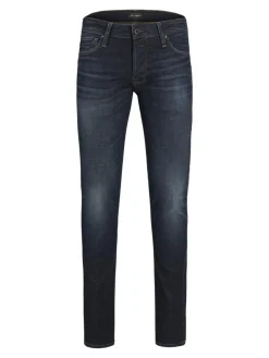 JACK & JONES Glenn Icon loose fit, heren jeans, denimblauw