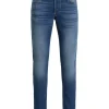JACK & JONES Glenn Icon loose fit, heren jeans, denimblauw