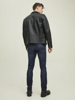 JACK & JONES Glenn Icon loose fit, heren jeans, denimblauw
