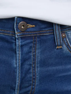 JACK & JONES Glenn Icon loose fit, heren jeans, denimblauw