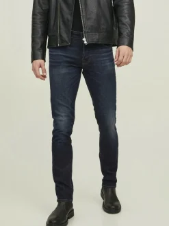 JACK & JONES Glenn Icon loose fit, heren jeans, denimblauw