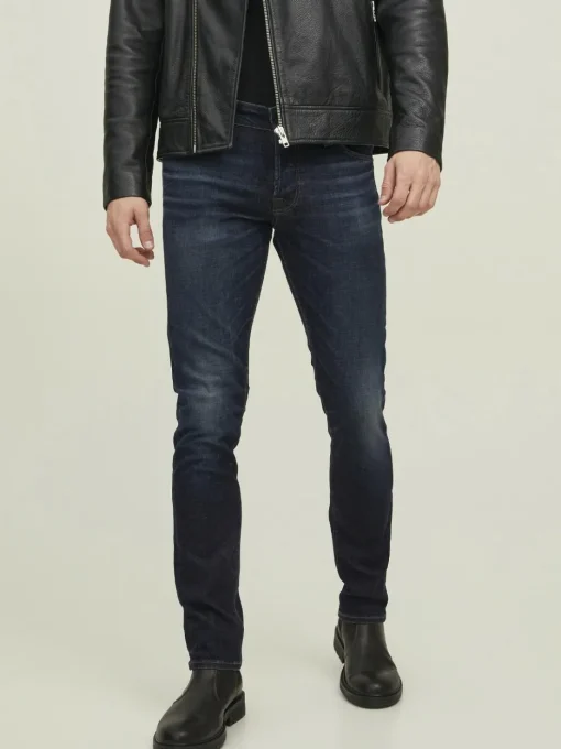 JACK & JONES Glenn Icon loose fit, heren jeans, denimblauw