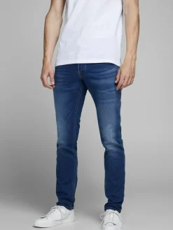 JACK & JONES Glenn Icon loose fit, heren jeans, denimblauw