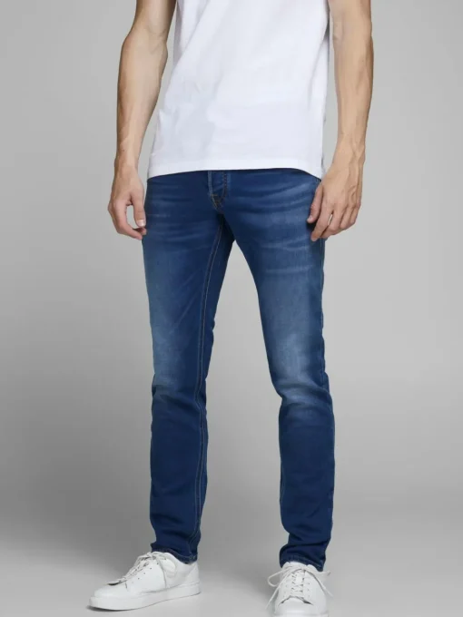 JACK & JONES Glenn Icon loose fit, heren jeans, denimblauw
