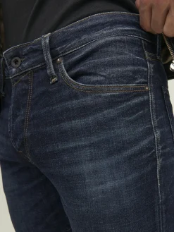 JACK & JONES Glenn Icon loose fit, heren jeans, denimblauw