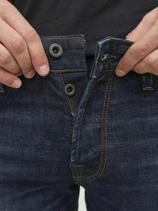 JACK & JONES Glenn Icon loose fit, heren jeans, denimblauw