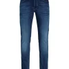 JACK & JONES Glenn Icon slim fit, heren jeans, denimblauw