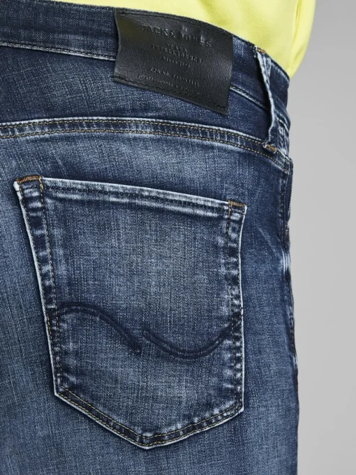 JACK & JONES Glenn Icon slim fit, heren jeans, denimblauw