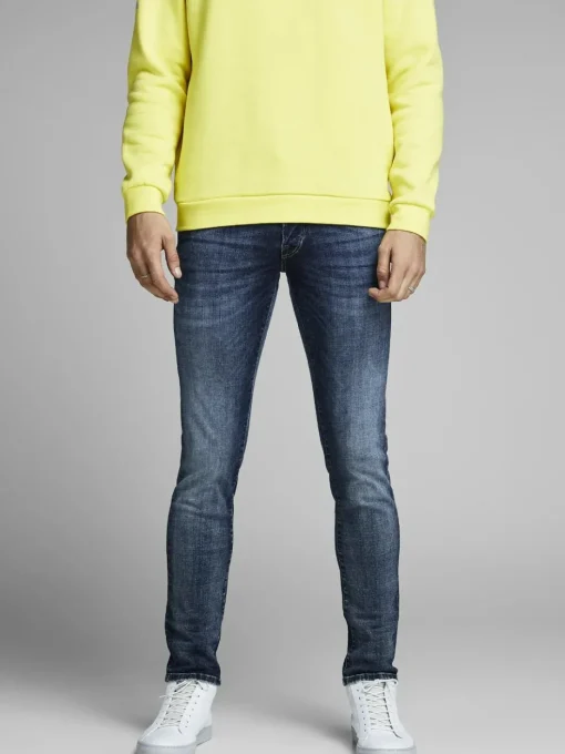 JACK & JONES Glenn Icon slim fit, heren jeans, denimblauw