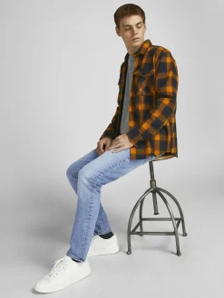 JACK & JONES Glenn Original loose fit, heren jeans, denimblauw