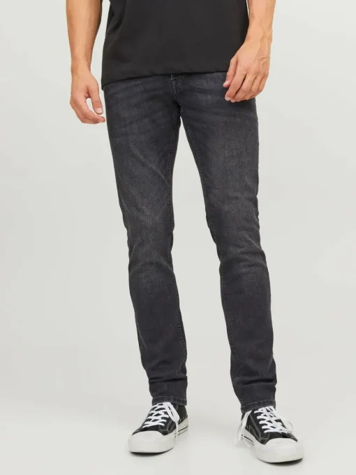 JACK & JONES Glenn Original loose fit, heren jeans, zwart denim