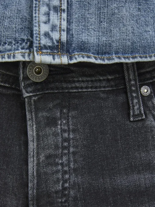 JACK & JONES Glenn Original loose fit, heren jeans, zwart denim