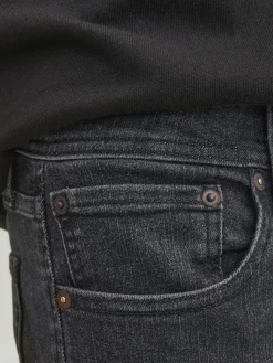 JACK & JONES Glenn Original loose fit, heren jeans, zwart denim